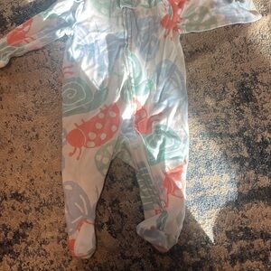 Colorful Snail Print Kids One Piece